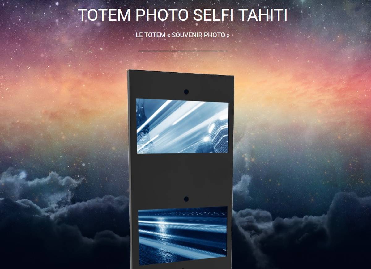 Totem selfie impression photo
